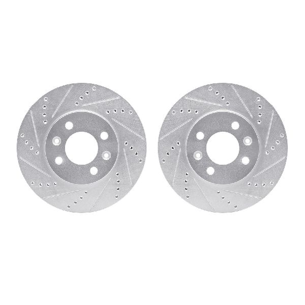 1988-1998 Saab 9000 Disc Brake Rotor Set - Front (Dynamic Friction)
