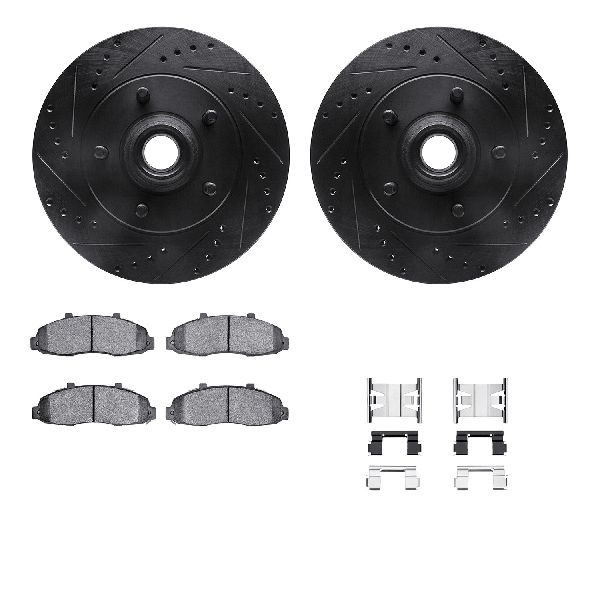 2002 Lincoln Blackwood Disc Brake Kit - Front (Dynamic Friction)