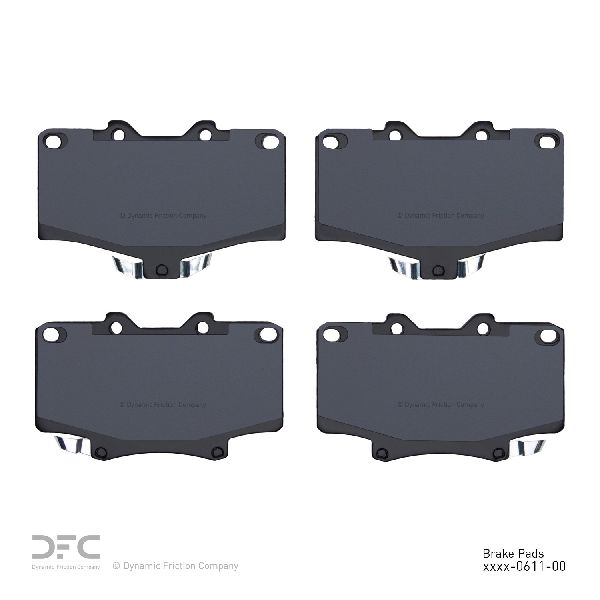 1991-1995 Toyota 4Runner Disc Brake Pad Set - Front (Dynamic Friction)