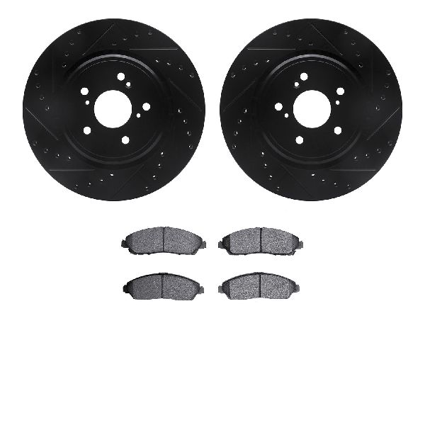 2014-2016 Acura MDX Disc Brake Kit - Front (Dynamic Friction)