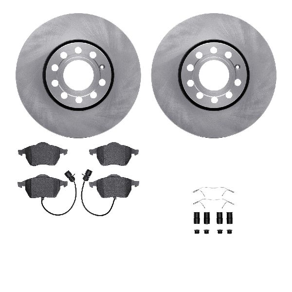 1995-1998 Audi A6 Quattro Disc Brake Kit - Front (Dynamic Friction)