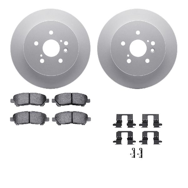 2008-2013 Toyota Highlander Disc Brake Kit - Rear (Dynamic Friction)