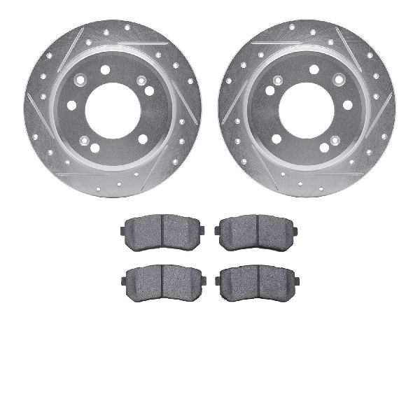 2010-2015 Hyundai Tucson Disc Brake Kit - Rear (Dynamic Friction)