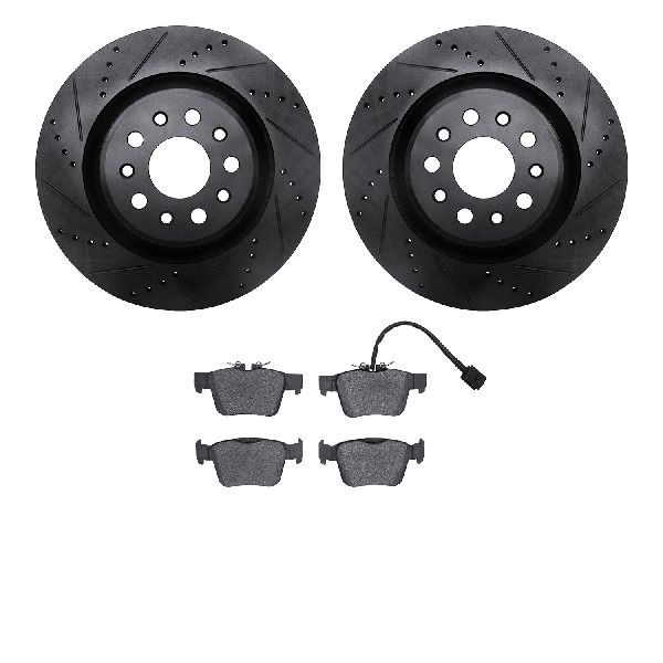 2017-2020 Maserati Ghibli Disc Brake Kit - Rear (Dynamic Friction)