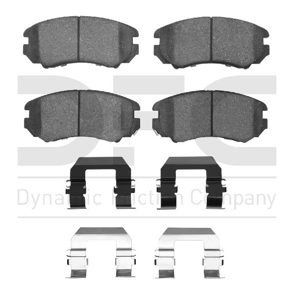 2002-2010 Kia Optima Disc Brake Pad Set - Front (Dynamic Friction)