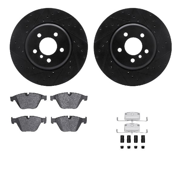 2012-2016 BMW ActiveHybrid 5 Disc Brake Kit - Front (Dynamic Friction)