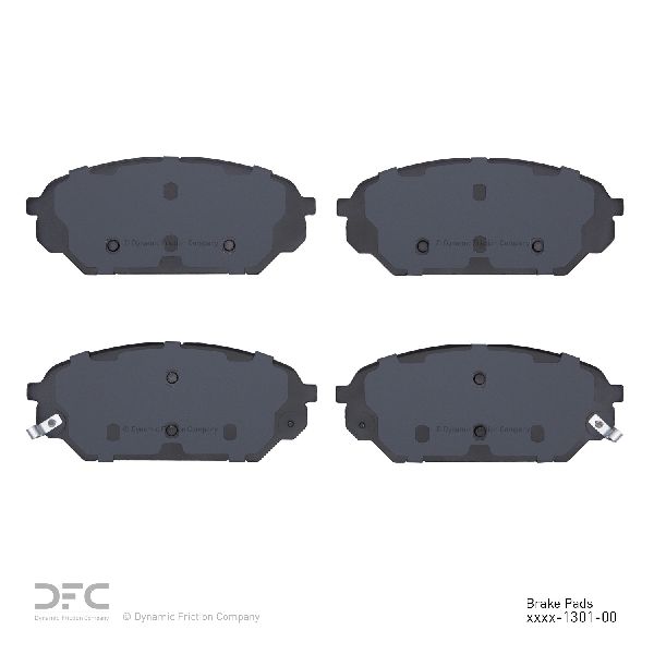 2007-2012 Hyundai Veracruz Disc Brake Pad Set - Front (Dynamic Friction)