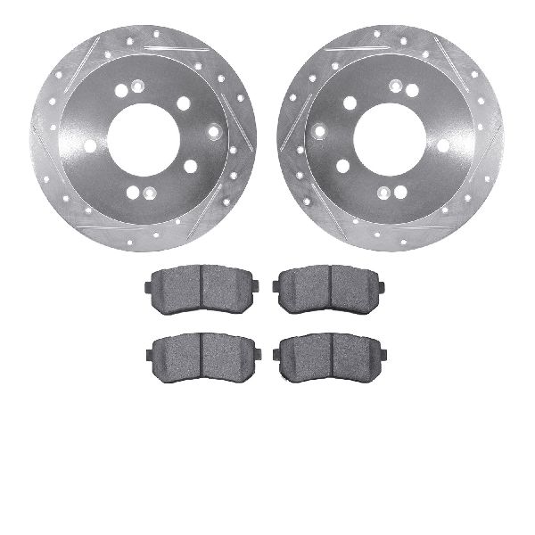 2012-2013 Kia Forte5 Disc Brake Kit - Rear (Dynamic Friction)