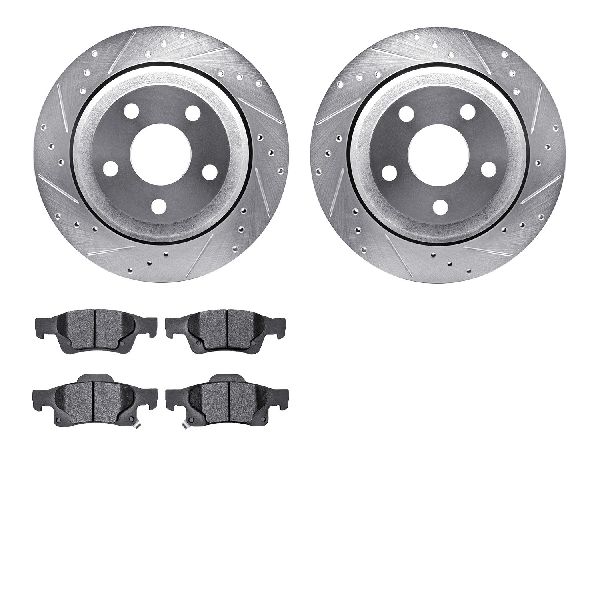 2011-2021 Jeep Grand Cherokee Disc Brake Kit - Rear (Dynamic Friction)