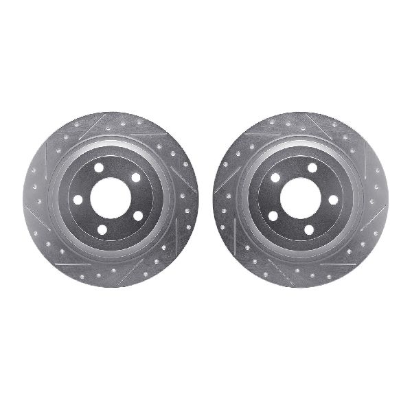 2015-2023 Ford Mustang Disc Brake Rotor Set - Rear (Dynamic Friction)