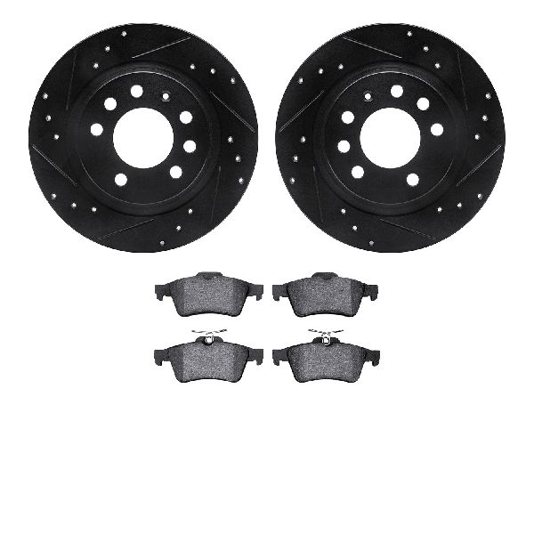 2007-2010 Saturn Sky Disc Brake Kit - Rear (Dynamic Friction)