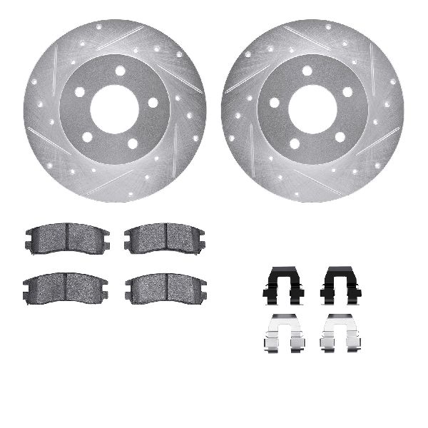 1998-1999 Cadillac DeVille Disc Brake Kit - Rear (Dynamic Friction)