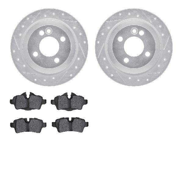 2007-2015 Mini Cooper Disc Brake Kit - Rear (Dynamic Friction)
