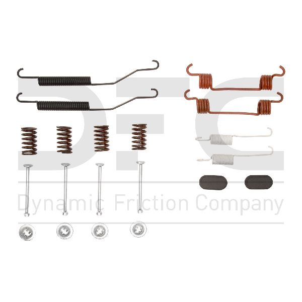 2009-2010 Chevrolet Cobalt Drum Brake Hardware Kit - Rear (Dynamic Friction)