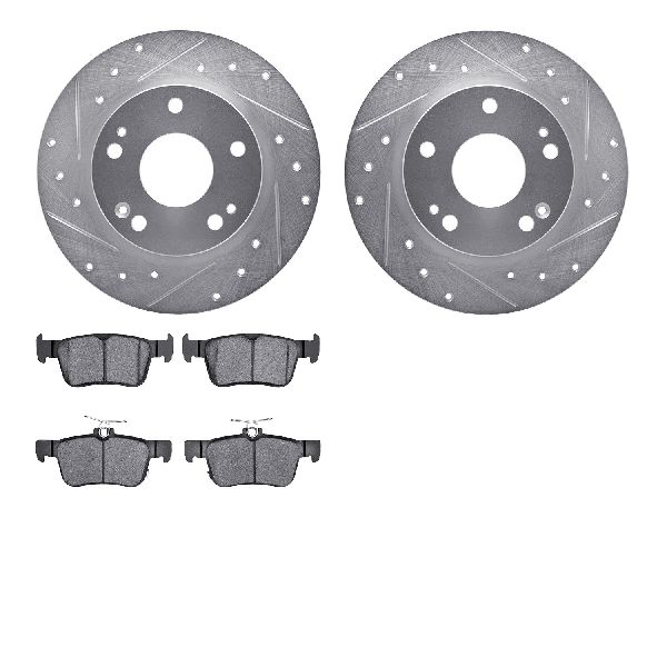 2016-2022 Honda Civic Disc Brake Kit - Rear (Dynamic Friction)