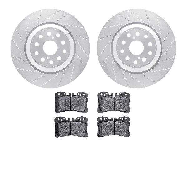 2008-2016 Lexus LS600h Disc Brake Kit - Front (Dynamic Friction)