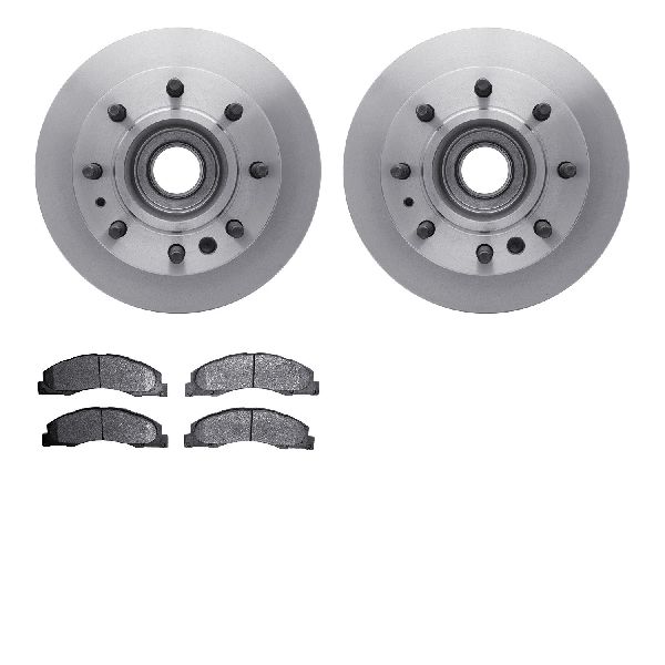 2008-2022 Ford E-350 Super Duty Disc Brake Kit - Front (Dynamic Friction)
