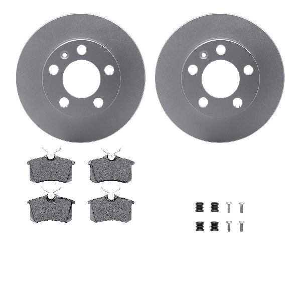 1998 Volkswagen Jetta Disc Brake Kit - Rear (Dynamic Friction)