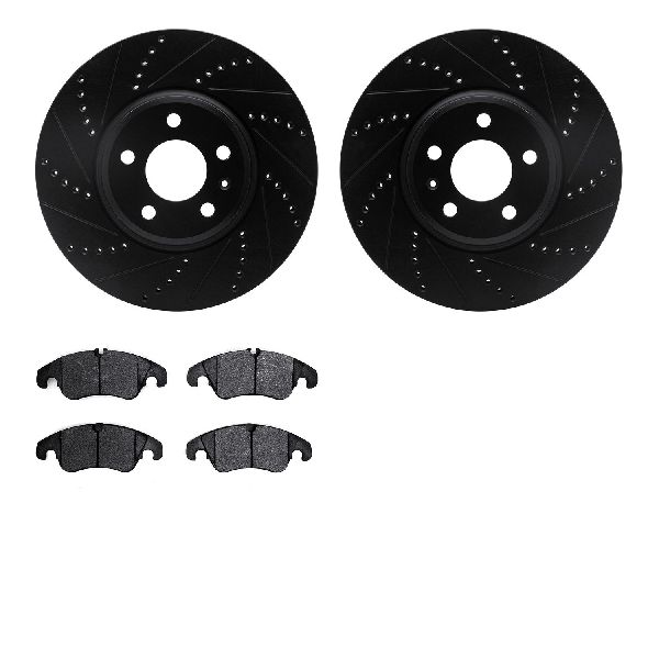 2011 Audi A4 Disc Brake Kit - Front (Dynamic Friction)