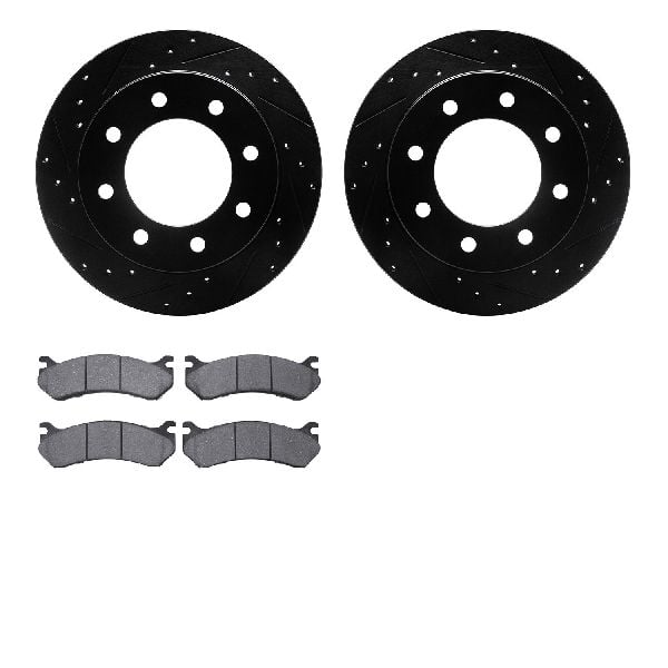 2001-2006 GMC Sierra 1500 HD Disc Brake Kit - Rear (Dynamic Friction)
