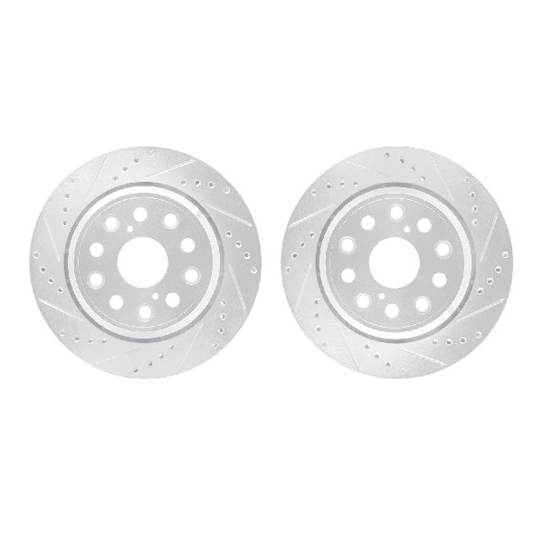 2007-2017 Lexus LS460 Disc Brake Rotor Set - Rear (Dynamic Friction)