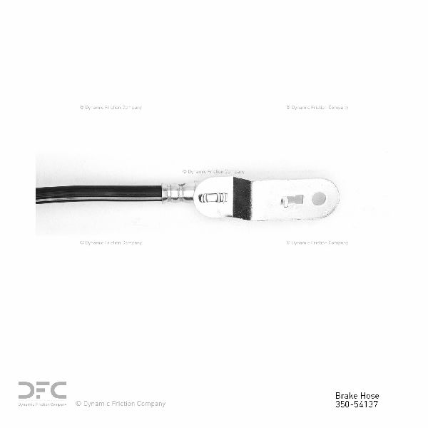 1989-1992 Mercury Cougar Brake Hydraulic Hose - Rear Left or Rear Left Lower (Dynamic Friction)