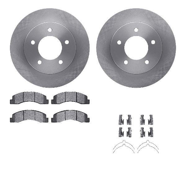 2000-2005 Ford Excursion Disc Brake Kit - Front (Dynamic Friction)