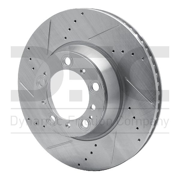1999-2023 Porsche 911 Disc Brake Rotor - Rear Left (Dynamic Friction)