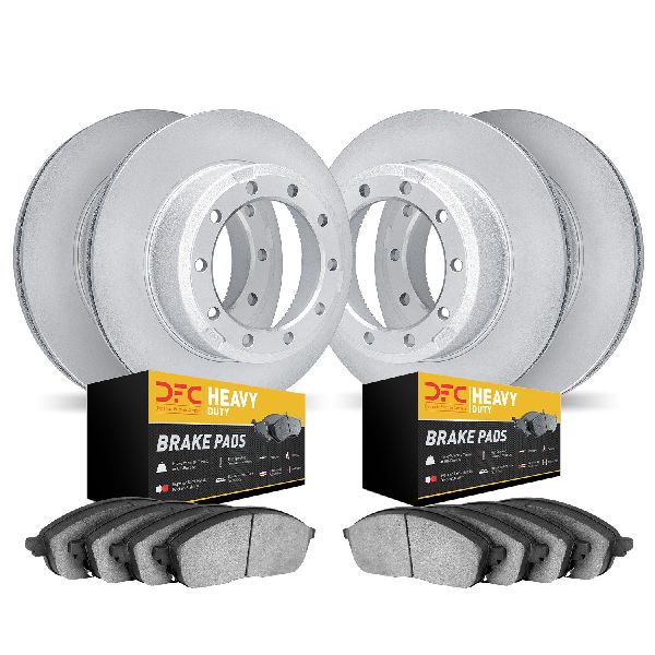 2002-2004 Ford F-550 Super Duty Disc Brake Kit - Front and Rear (Dynamic Friction)