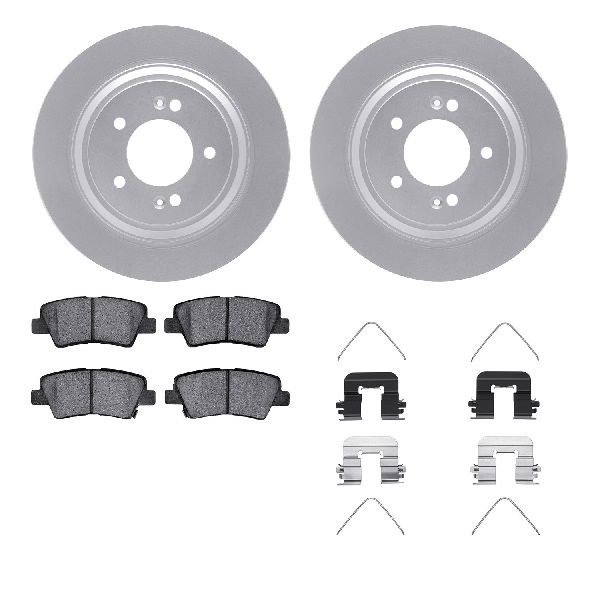 2019-2023 Hyundai Kona Electric Disc Brake Kit - Rear (Dynamic Friction)