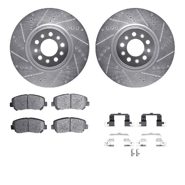 2015 Chrysler 200 Disc Brake Kit - Front (Dynamic Friction)