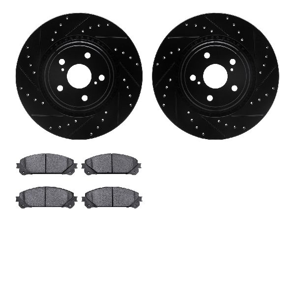 2010-2015 Lexus RX450h Disc Brake Kit - Front (Dynamic Friction)