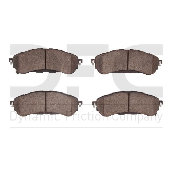 2019-2023 Ford Ranger Disc Brake Pad Set - Rear (Dynamic Friction)