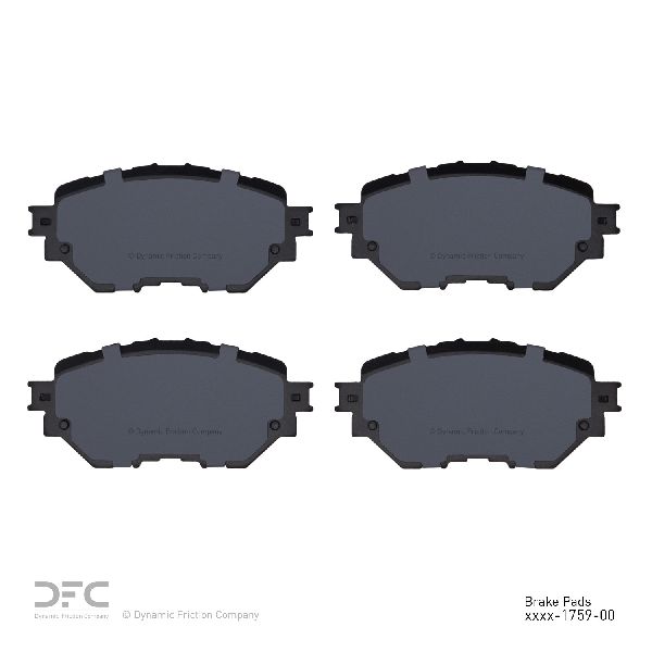 2014-2018 Mazda 3 Disc Brake Pad Set - Front (Dynamic Friction)