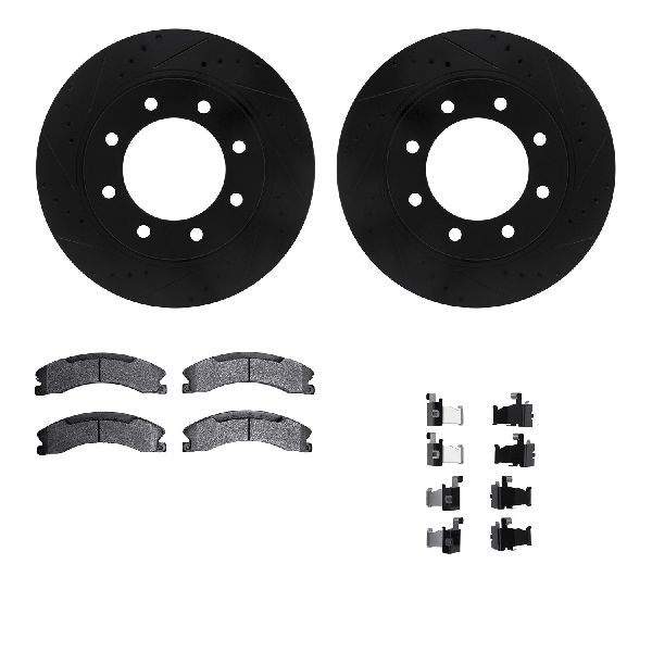 2012-2021 Nissan NV1500 Disc Brake Kit - Front (Dynamic Friction)