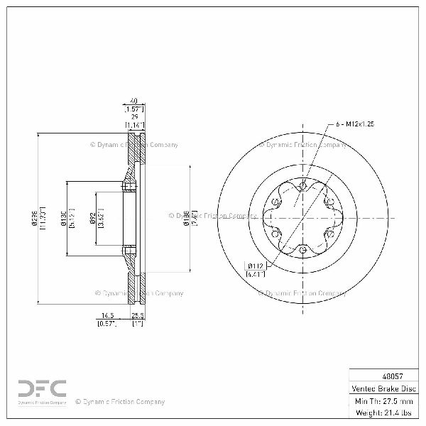 2009-2012 GMC Canyon Disc Brake Rotor - Front (Dynamic Friction)