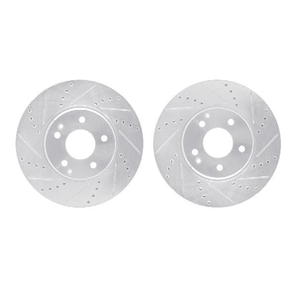 2006-2007 Mercedes-Benz C280 Disc Brake Rotor Set - Front (Dynamic Friction)