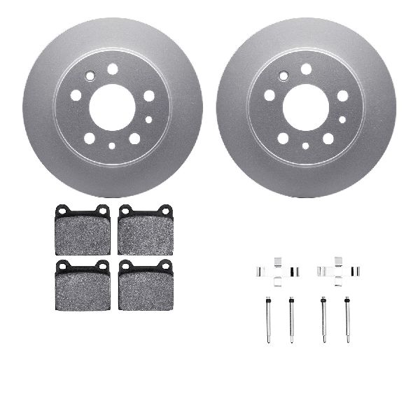 1968-1971 Mercedes-Benz 280SL Disc Brake Kit - Rear (Dynamic Friction)