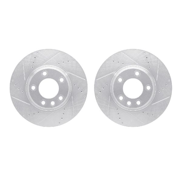 2007-2015 Audi Q7 Disc Brake Rotor Set - Front (Dynamic Friction)