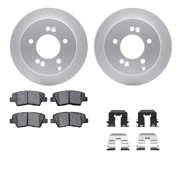 2008-2010 Hyundai Sonata Disc Brake Kit - Rear (Dynamic Friction)