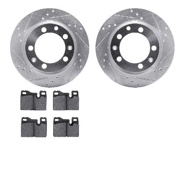 1979-1988 Porsche 924 Disc Brake Kit - Rear (Dynamic Friction)