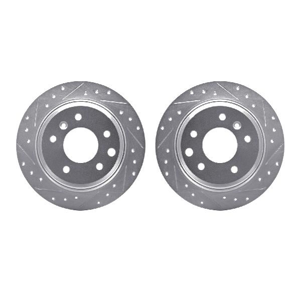 1993-1995 Jaguar XJS Disc Brake Rotor Set - Rear (Dynamic Friction)