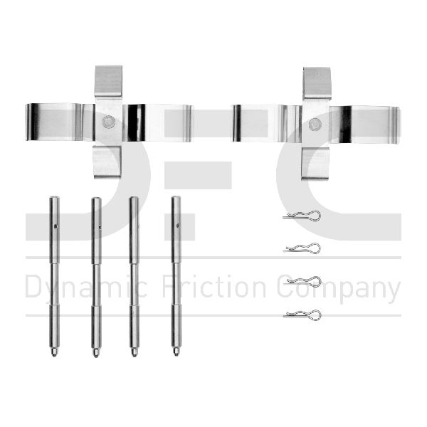 2004-2006 Nissan Sentra Disc Brake Hardware Kit - Front (Dynamic Friction)