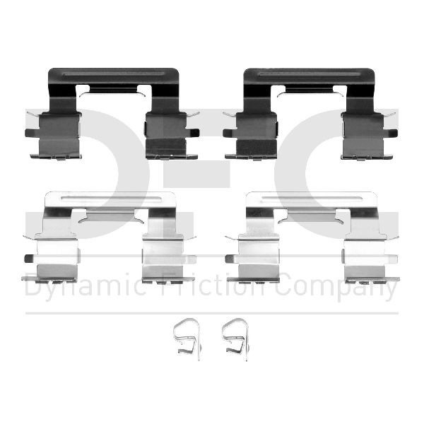 2005-2010 Scion tC Disc Brake Hardware Kit - Front (Dynamic Friction)