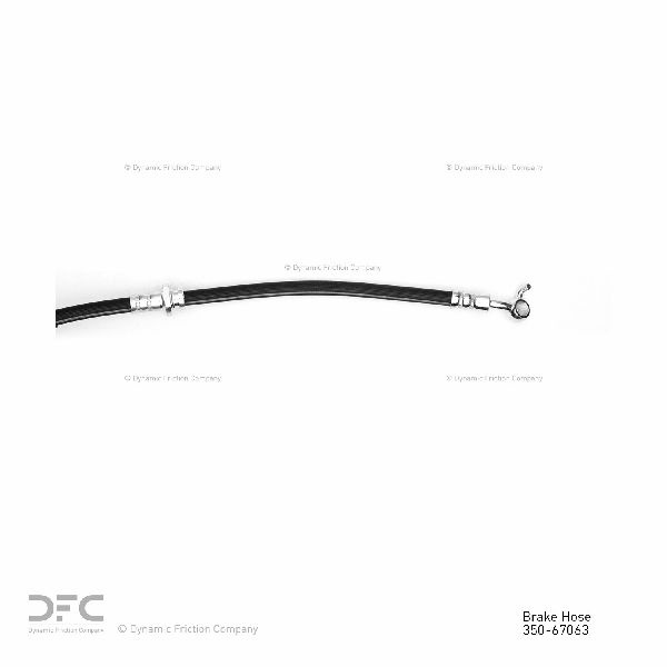 2004-2009 Nissan Quest Brake Hydraulic Hose - Front Right (Dynamic Friction)