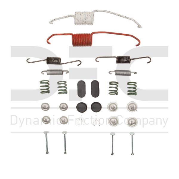2012-2019 Toyota Prius C Drum Brake Hardware Kit - Rear (Dynamic Friction)