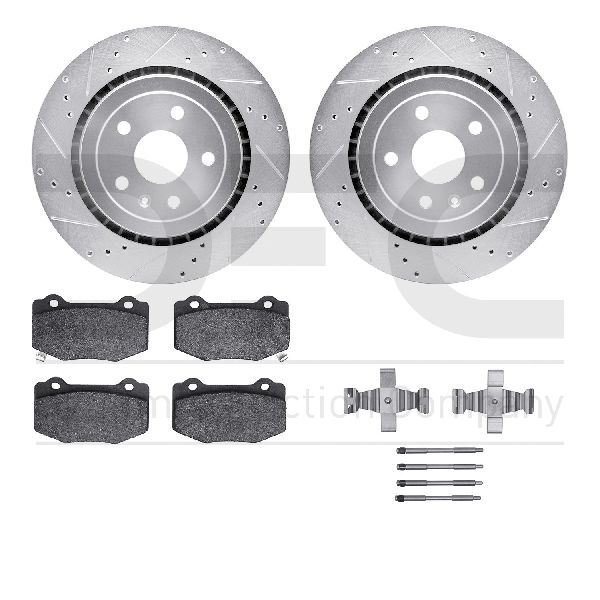 2016-2024 Chevrolet Camaro Disc Brake Kit - Rear (Dynamic Friction)