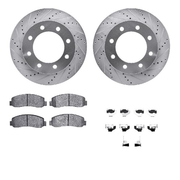 2005-2012 Ford F-350 Super Duty Disc Brake Kit - Front (Dynamic Friction)