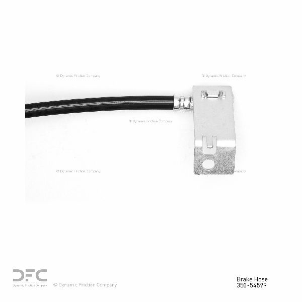 2000-2005 Ford Excursion Brake Hydraulic Hose - Rear Left Lower (Dynamic Friction)