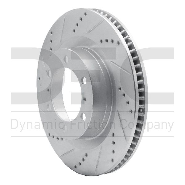 2010-2023 Lexus GX460 Disc Brake Rotor - Front Left (Dynamic Friction)